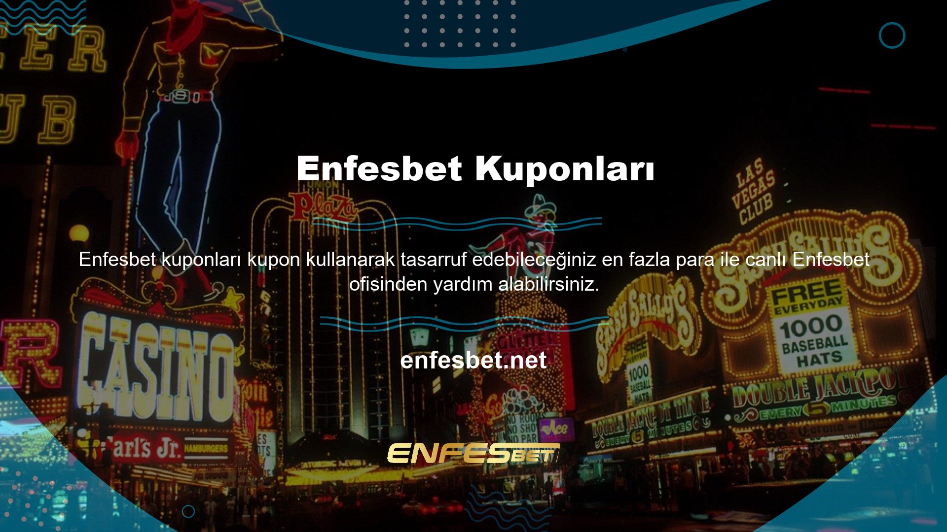 Casino ve Canlı Casino hizmetleri çok fazla ekipman ve tesis var